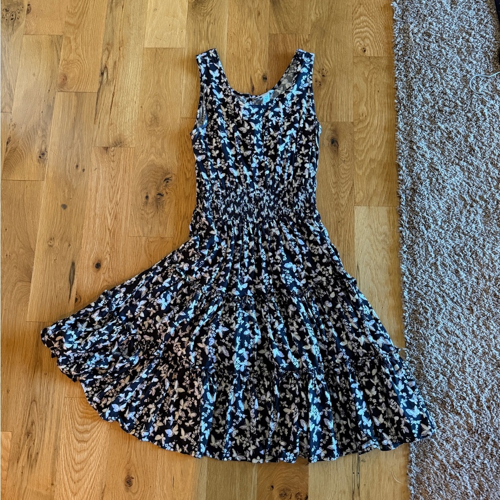 Nordstrom Black and White Floral Dress